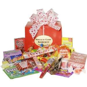 Valentine Day Nostalgic Candy Gift Box  Grocery & Gourmet 
