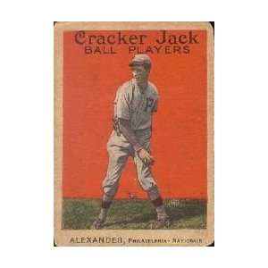  1914 Cracker Jack #37 Grover C. Alexander Dover Reprint 