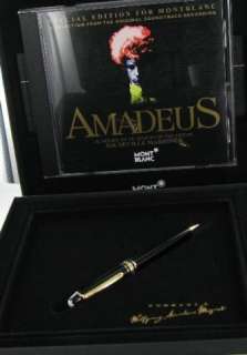   Meisterstuck Mozart Black Gold Pencil 15729 Amadeus CD NEW RARE  