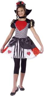 Child Small Girls Queen of Hearts Costume   Alice in Wo  