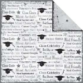  Valedictorian Double Sided Paper 12X12 Most Likely To 