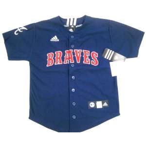  Adidas MLB Atlanta Braves Sewn Jersey Youth Large (Size 14 
