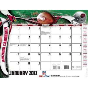  Turner Arizona Cardinals 2012 22x17 Desk Calendar Sports 