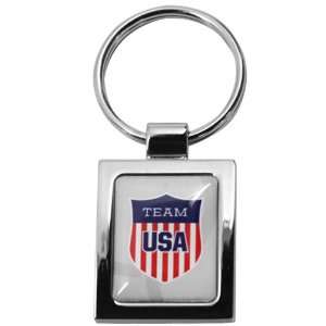  Olympics USA Olympic Team On Field Crest Keychain Sports 