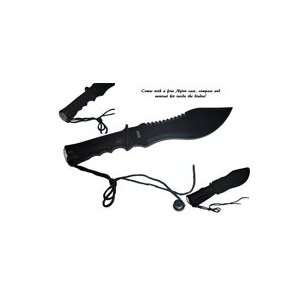  Jungle Survival Knife Black Survival Kit Free Case 14 