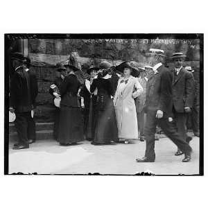  Photo Women waiting to get in Convention Hall 1912