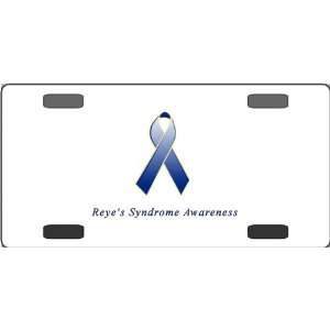  Reyes Syndrome Awareness Ribbon Vanity License Plate 