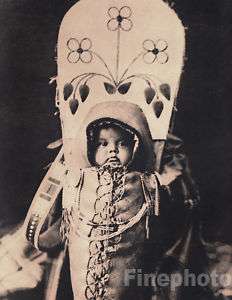 1900/72 Native American Indian Baby Art EDWARD CURTIS  