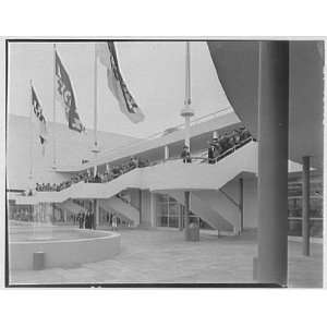  Photo Worlds Fair, Ford Motor Building. Stairs to loading 
