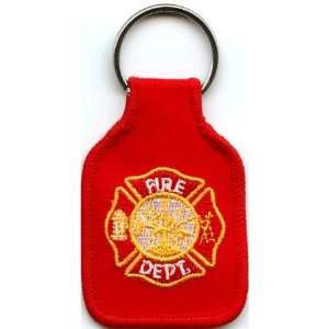  Red Fire Dept Key Chain Automotive