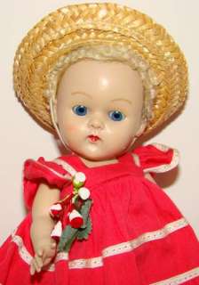 Ginny Doll Glad Outfit Blonde Caracul Wig C1952 Vogue  