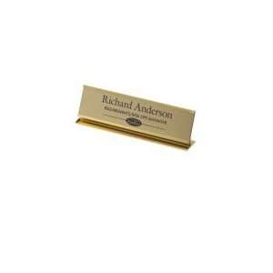  Classic Desktop Nameplates   Gold Frame