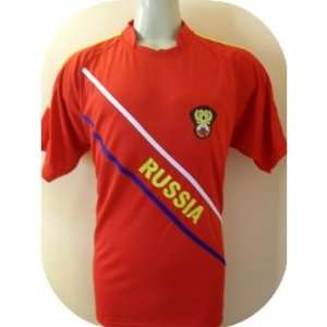  RUSSIA # 10 ARSHAVIN SOCCER JERSEY SIZE LARGE. NEW 