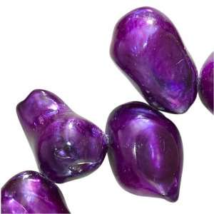  Intense Violet Purple Large Blister Pearls 8 15mm / 15 