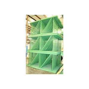  Teardrop Pallet Rack Upright   96h X 48w   22,000# Cap 