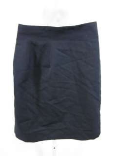 VZONE VALENTINO Dark Blue Knee Length A Line Skirt Sz42  