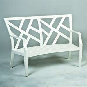  Woodard 5Z0494 52 Harwick Crescent Shaped Bench