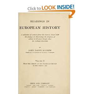   Europe Since The German Invasions James Harvey Robinson Books