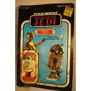   the Jedi R2 D2 Artoo Detoo Sensorscope Unpunched 65 Back Toys & Games