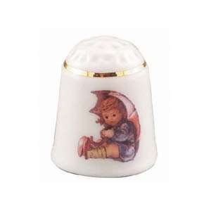    Hummel Collector Thimble III Thimble Arts, Crafts & Sewing