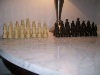 Complete Chess Set, E.S Lowe and Anari, RENAISSANCE CHESS PIECES 