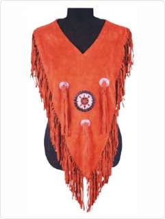 New Cowgirl Made to Measure V shape western poncho for Ladies/Womens 