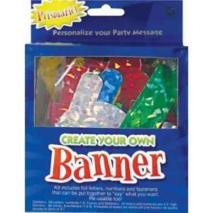  Prismatic Create Your Own Banner Kit 68ct Toys & Games
