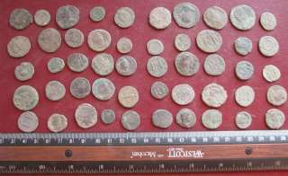  50 HIGHEST QUALITY Authentic Ancient Uncleaned Roman Coins 7589  