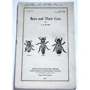  Bees and Their Care (North Dakota Agricultural College 