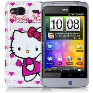  Ecell   HOT PINK HELLO KITTY ANGEL HARD BACK CASE FOR HTC 