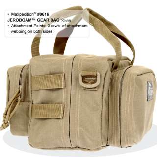 MAXPEDITION JEROBOAM SMALL GEAR BAG KHAKI TOTE PACK NWT  