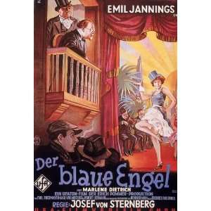  Blue Angel (1930) 27 x 40 Movie Poster German Style D 