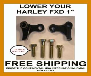 HARLEY LOWERING KIT FOR DYNA 2006 THRU 2012 FXDWG FXD  