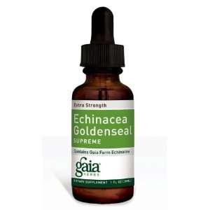  Gaia Herbs Echinacea Goldenseal Supreme ES 1 oz Health 