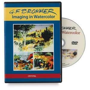   Brommer Imaging in Watercolor DVD   60 min Arts, Crafts & Sewing