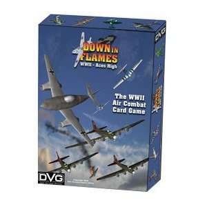   Down in Flames WWII   Aces High Air Combat Card Game 