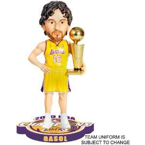   Angeles Lakers Pau Gasol 2010 NBA Finals Champions Trophy Bobblehead