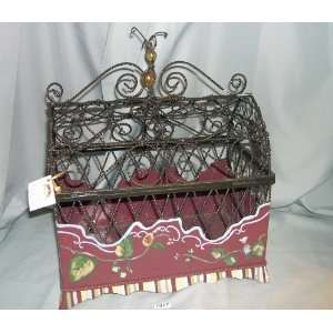  Tracy Porter filagree iron handpainted casket/chest 