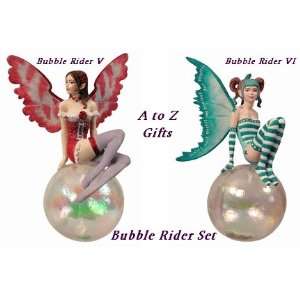  Faery Diva Amy Brown Newest Bubble Rider Set of 2