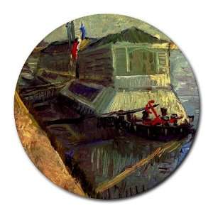 Bathing Float on the Seine at Asniere By Vincent Van Gogh 