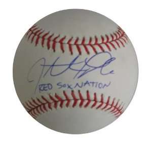   inscribed RED SOX NATION. MLB Authenticated.