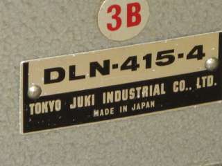 JUKI DLN 415 4 SEWING MACHINE  