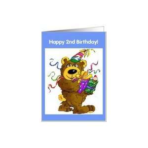  2nd Birthday Bear Card Toys & Games