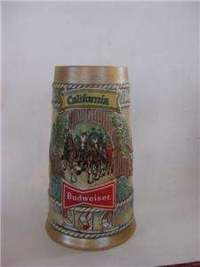   Budweiser Ceramarte Brazil California LE Clydesdales Stein CS 56 EXC