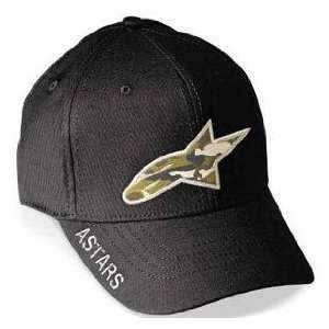  Alpinestars AStar Camo Hat   Small/Medium/Black 