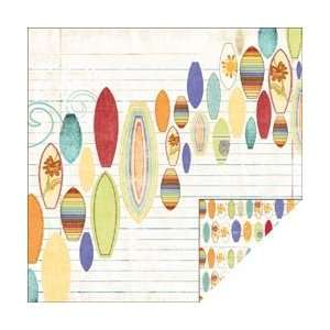 Fancy Pants Rusted Sun Double Sided Paper 12X12 Surfs Up; 25 Items 
