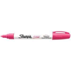  Sharpie Paint Marker Pen Oil Base Medium Point, Pink Box 