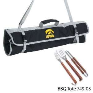  University of Iowa 3 Piece BBQ Tote Case Pack 4 