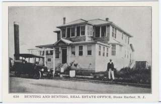 PZnj Stone Harbor NJ Model T @Bunting Real Estate c1915  