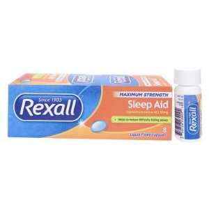  Rexall Sleep Aid   Liquid Filled Capsules, 8 ct Health 